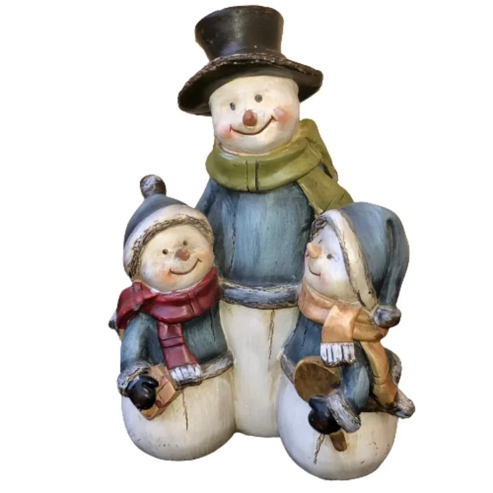 Snowman Figurine Christmas Decor 7